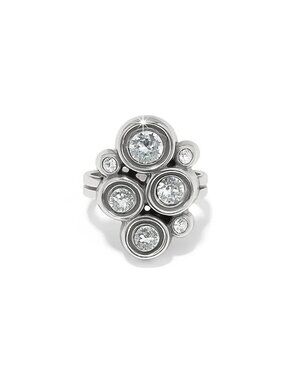 Brighton Constella Cluster Ring $68  CLEAR  Size 7   J63261